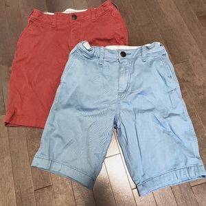 Abercrombie kids boys twill shorts size 11/12